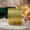 Lahariya Designer Glass Bangles - Light Multi