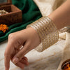 Lahariya Designer Glass Bangles - Grey