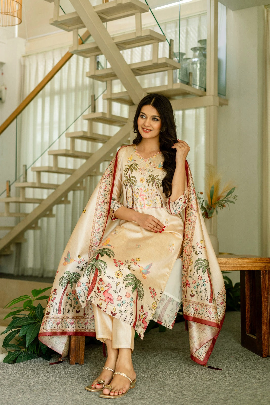 Digital Printed Kurta Set