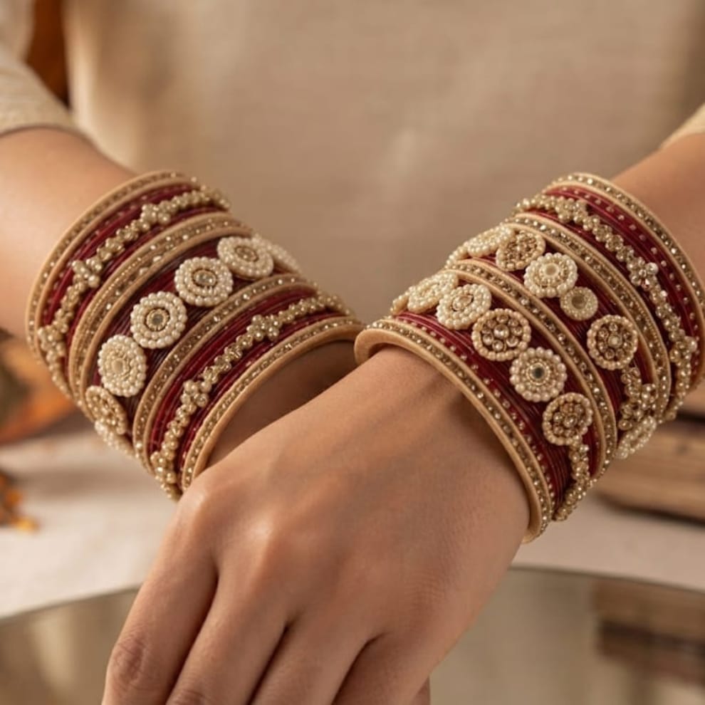 Royal Red Heritage Premium Lac Chuda Set