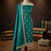 Teal Blue Royale Shimmer Suit Set